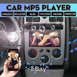 2 DIN 10.1'' Android 9.1 Car Rotatable Stereo Radio MP5 Player GPS 4G BT WiFi