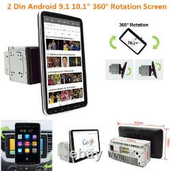 2 Din 10.1 360° Rotation Screen Android 9.1 Car Multimedia Radio GPS Navigation