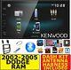 2002-05 Dodge Ram Kenwood Bluetooth Usb Screen Mirror Car Radio Stereo Pkg
