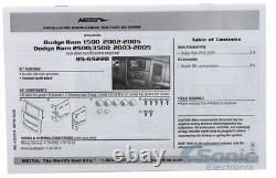 2002-2004 Dodge Ram Truck 1500 Double DIN Radio Package (Non Amplified) Belva