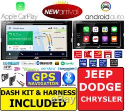 2007 & Up Chrysler Jeep Dodge Jvc Navigation Apple Carplay Android Auto Stereo