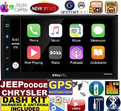 2007 & Up Chrysler Jeep Dodge Navigation Apple Carplay Android Auto Stereo