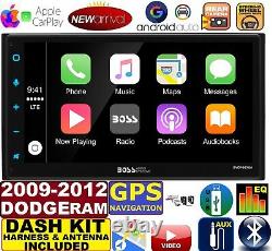 2009-2012 DODGE RAM GPS Navigation APPLE CARPLAY ANDROID AUTO CAR STEREO