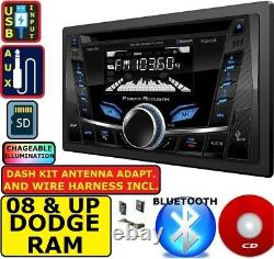 2009-2012 Dodge Ram Car Radio Stereo CD Usb Aux Bluetooth Pkg