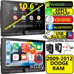 2009-2012 Dodge Ram Cd/dvd Apple Bluetooth Carplay Android Auto Car Radio Stereo