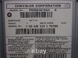 2010 Dodge Ram 2500 Radio Receiver CD DVD Player XM 20GB HDD OEM
