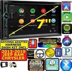 2013-2019 Dodge Ram Jeep Nav Cd/dvd Apple Carplay Android Auto Car Stereo Radio