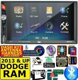 2013 And Up Ram Bluetooth Usb Aux Sd Car Radio Stereo Package