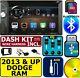 2013 & Up Ram Bluetooth Touchscreen Cd/dvd Usb Aux Sd Car Radio Stereo Package