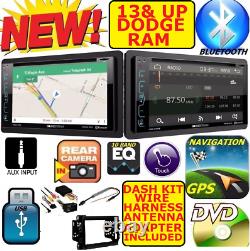 2013 & Up Ram Dvd/cd/usb Gps Navigation Nav System Bluetooth Car Stereo Radio