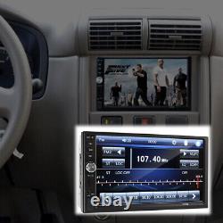 2DIN 7 Bluetooth Car Stereo Radio HD MP5 FM Player Touch Screen&Rear Camera