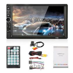 2DIN 7 Touch Car MP5 Player Stereo Radio FM Bluetooth Mirror Link with Camera Kit