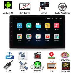 2Din 10.1in Android 9.1 Removable Screen Car GPS FM Stereo Radio WIFI MP5 Player