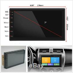 2Din Android 8.1 7 Car Stereo Radio Wifi 3G 4G Quad-Core 1+16GB GPS Navigation