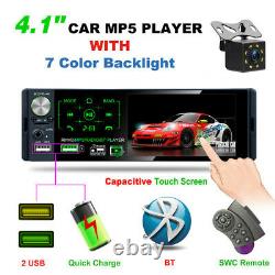 4.1 Touch Screen Bluetooth RMVB/MP5/Radio/Bluetooth Player AM FM Radio + Camera