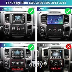 4+64G Android 13 Carplay GPS For 2013-2018 Dodge Ram 1500 2500 3500 Radio Stereo