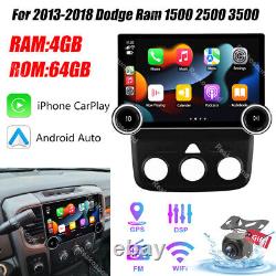 4+64GB 11.5 For 13-18 Dodge Ram 1500 2500 3500 Car Stereo Radio DSP 4G Carplay