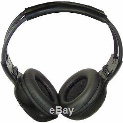 4 Fold In Wireless Infrared DVD Rear Headphones Headset Mopar Van Truck IR-2008B