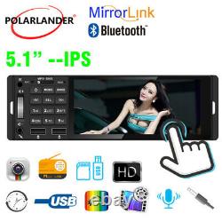 5.1'' Touch Screen Bluetooth Universal Car FM Radio Audio Video MP3 MP5 Player