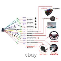 6.2 2Din Car Bluetooth Stereo DVD CD Player Radio FM AUX USB TF Mirror Link