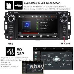 6.2 Car Stereo Radio For Jeep Wrangler Chrysler Dodge Ram GPS BT CD DVD Player