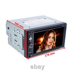 6.2 Double Din Car In-Dash Radio Stereo MP5 DVD Player FM AUX USB TF Bluetooth