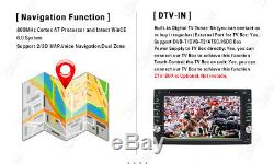 6.2'' GPS Navigation 2DIN Car Stereo DVD CD MP3 Player Bluetooth Radio +Camera