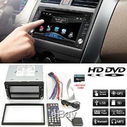 6.2 HD Car 2Din DVD Stereo Dash Player Blueteeth Radio FM GPS Sat Nav NA Maps