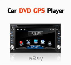 6.2 HD Car 2Din DVD Stereo Dash Player Blueteeth Radio FM GPS Sat Nav NA Maps