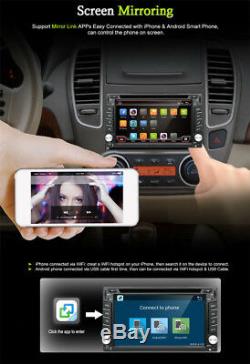 6.2 inch Dashboard HD DVD Player Car GPS Wifi Andriod 7.1 Radio Mirror Link DVR