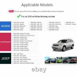 6.5 Car Radio GPS Navi Stereo For Jeep Dodge Ram Chrysler 300C Android Carplay