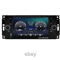 6.5 Car Radio GPS Navi Stereo For Jeep Dodge Ram Chrysler 300C Android Carplay