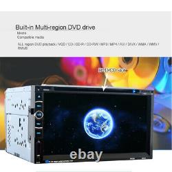 6.95 Full Touch Car Stereo Bluetooth Radio 2Din CD DVD Player GPS Nav USB/TF/FM