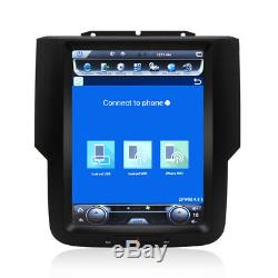 64GB 10.4 Tesla Vertical Screen Car GPS Radio For Dodge Ram 1500 2500 2013-2019