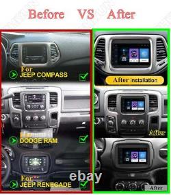 7'' 16GB Car Stereo Radio GPS Navi WIFI For Dodge RAM 12-17 Jeep Compass 17-20