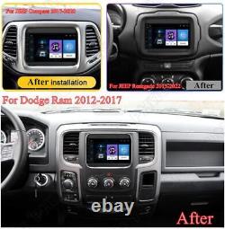 7'' 16GB Car Stereo Radio GPS Navi WIFI For Dodge RAM 12-17 Jeep Compass 17-20