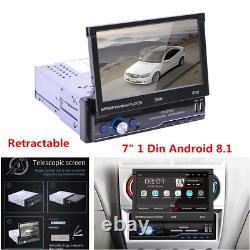 7 1Din Android 8.1 Car Stereo Radio MP5 Player GPS WIFI Mirror Link Bluetooth