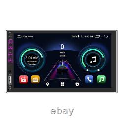 7 2DIN 1+16G Car GPS Radio Stereo Bluetooth Android 10.1 Wifi Reverse Image Kit