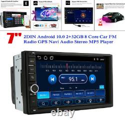 7 2DIN Android 10.0 2GB+32GB 8 Core Radio GPS Navi Audio Stereo Wifi MP5 Player