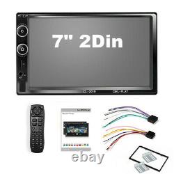 7 2Din HD Touch Screen Car MP5 Player Bluetooth Stereo FM Radio USB/TF AUX In