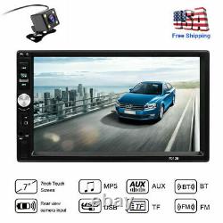 7'' 2Din Touch Screen Car Stereo MP5 Player Radio for Android IOS USB/TF Camera