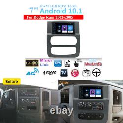 7'' Android 10.1 1+16GB Car Stereo Radio GPS WIFI DAB For 02-05 Dodge Ram Truck