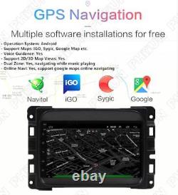 7 Android 11 Car Radio Stereo Player GPS Navi Head Unit For Dodge RAM 2012-2017