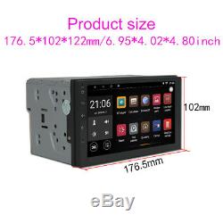 7'' Android 8.0 4G WiFi Double 2Din Car Radio Stereo GPS Navi Multimedia Player