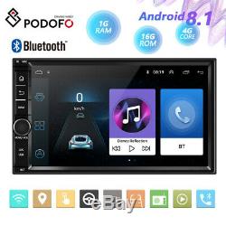 7'' Android 8.1 Universal Car GPS Navigation Mp5 Player Bluetooth WIFI Radio FM