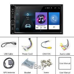 7'' Android 8.1 Universal Car GPS Navigation Mp5 Player Bluetooth WIFI Radio FM