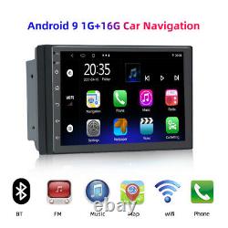 7 Android 9 1+16 Double 2Din Car Stereo Radio GPS Wifi OBD2 Mirror Link Player