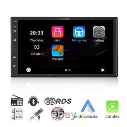 7 Car FM Radio Apple/Android Carplay Bluetooth Stereo Touch Screen Double DIN