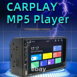7 Car MP5 Player Carplay 2DIN Bluetooth 5.0 Touch Screen Stereo Radio USB AUX