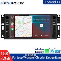 7 Car Stereo Radio WIFI For Jeep Wrangler Chrysler Dodge Ram GPS Navi Carplay